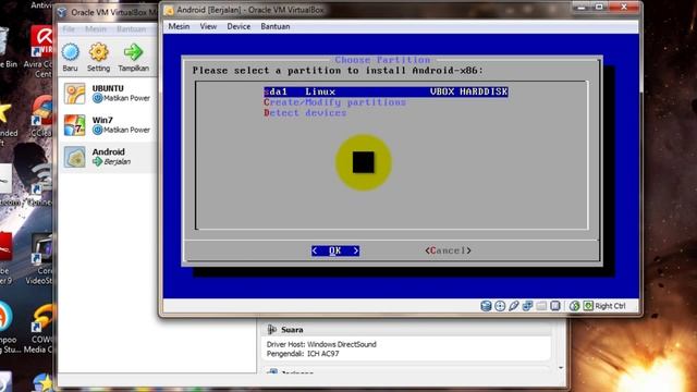 Tutorial Menjalankan Android dengan VirtualBox смотреть онлайн