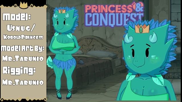 Usnug/Kobold Princess from Princess & Conquest Vtube Model | Live2D Showcase смотреть онлайн
