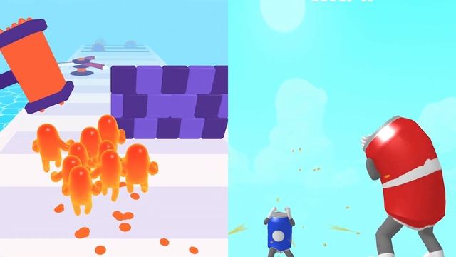 Join Blob Clash 3D | Pepsi and Coke Wars - Gameplay Walkthrough Max Levels (Part 1) смотреть онлайн