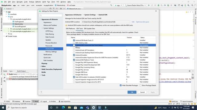 Failed to install the following android SDK packages | Coding With Sonu | Android Studio Tutorial смотреть онлайн