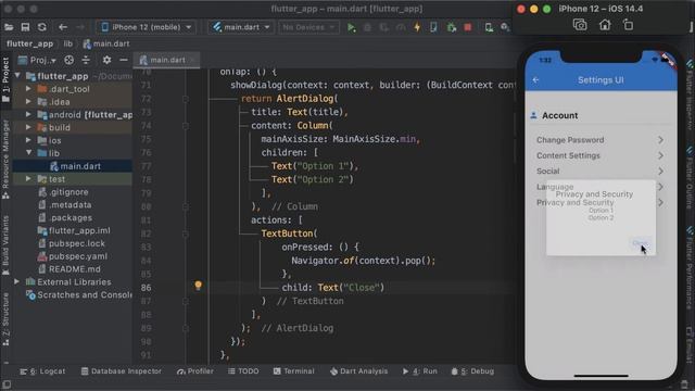 Flutter: Setting UI смотреть онлайн