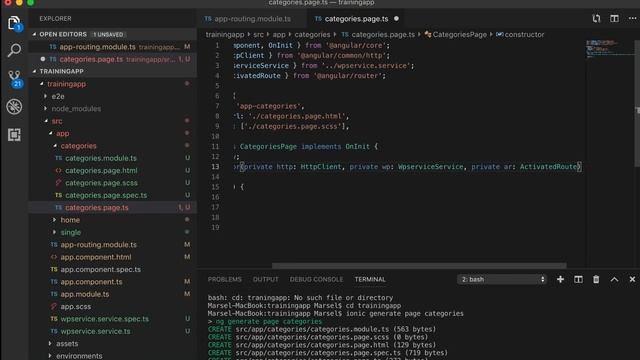 Ionic 4 & Wordpress App, iOS/Android, Push Notification 2019 in Udemy смотреть онлайн
