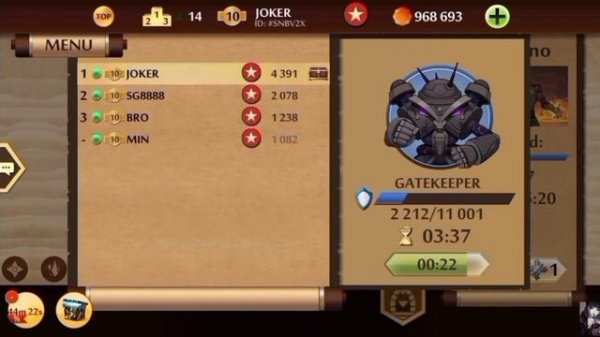 Shadow Fight 2 : Clan Raid With TENEBRIS, GATEKEEPER AND SATURN [ Android Full Gameplay]