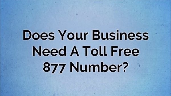 Is Area Code 877 Toll Free