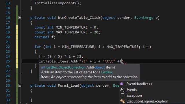 Starting Out With Visual C# - Fahrenheit to Celsius (Intro To Visual C#) - Windows Forms смотреть онлайн