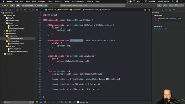 How to Build a Motivational App - Lesson 5 - More UI смотреть онлайн