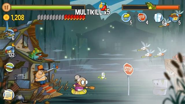 Swamp Attack - Episode 6. Level 16 Gameplay Android walkthrough смотреть онлайн