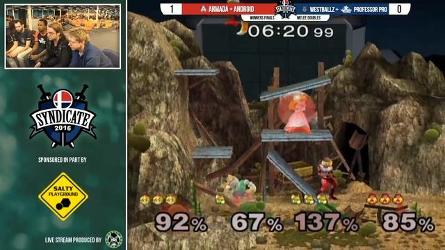 Syndicate - Armada + Android Vs. Westballz + Professor Pro - Winners Finals - Melee Doubles смотреть онлайн