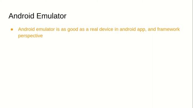 Android: Emulator introduction смотреть онлайн