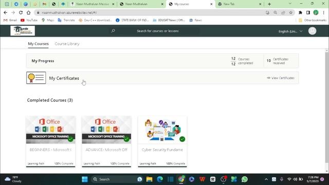 How to download Naan Mudhalvan #cybersecurity Certificate #certificate வந்துடுச்சா🥵|@VJSolutions 2. смотреть онлайн