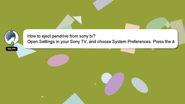 How to eject pendrive from sony tv? смотреть онлайн
