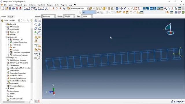 Abaqus Tutorial: Modeling of analysis of Reinforced Concrete beam using Abaqus. смотреть онлайн