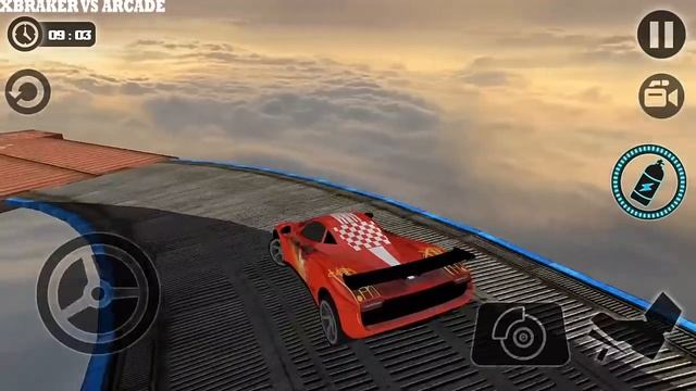 Impossible Stunt Car Tracks 3D New Vehicle Unlocked - Android GamePlay 2017 смотреть онлайн