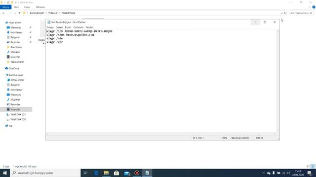 Windows Etkinleştir Yazısı Nasıl Kaldırılır (Programsız) смотреть онлайн