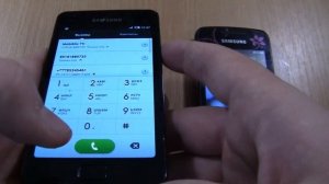 Incoming call & Outgoing call at the Same time Samsung S2 miui  + Samsung Wave Y