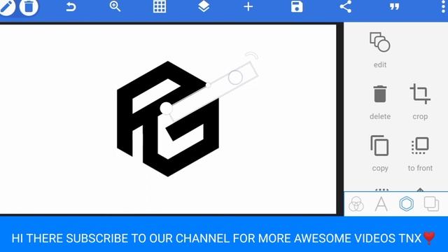 How to create professional "FG" latter logo on android phone in pixellab app || logo kaise banaye. смотреть онлайн