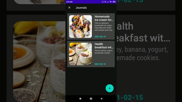 Food Journal - Mobile Application смотреть онлайн