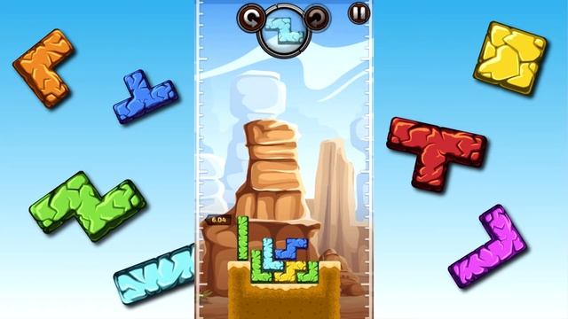 Stone Pillar: Block Puzzle - Tower Blocks Building for Android смотреть онлайн