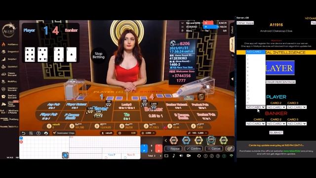 58. A11916 V2 BACCARAT SYSTEM
