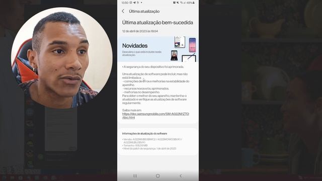 CHEGOU UMA NOVA ATUALIZAÇÃO PARA O GALAXY A02! (E O ANDROID 12?) confira! 😱 смотреть онлайн