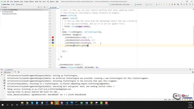 Flutter Tutorial - Layout Widgets #15 Flow смотреть онлайн