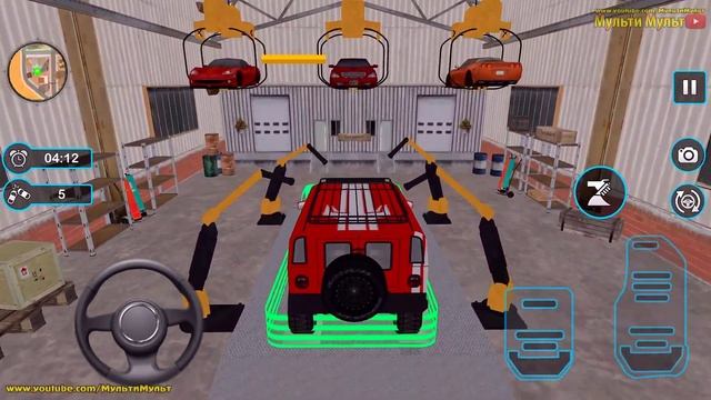 Car Wash Garage Service Workshop - Service Garage Jeep - Best Android Gameplay #10 смотреть онлайн