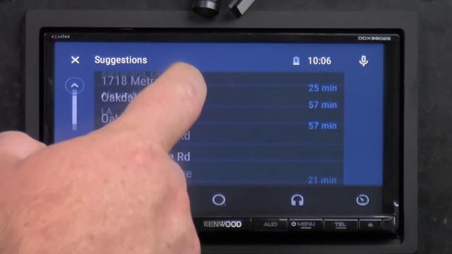 Kenwood Excelon DDX9902S - Playing with Android Auto смотреть онлайн