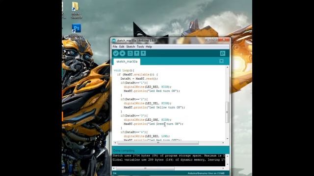 Basic Communication From To Bluetooth HC-05 - Android # FirdoMax & FirdoMation смотреть онлайн
