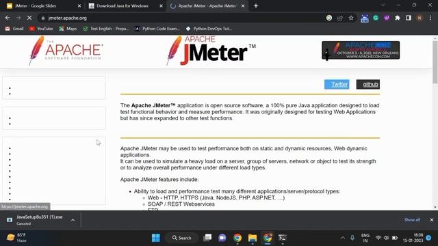 How to Install and Download JMeter on Windows10, 11 |JMeter Tutorial for beginners in English/Hindi смотреть онлайн