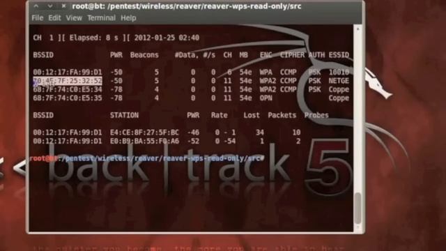 Brute Forcing Wireless (WPS) with Reaver смотреть онлайн