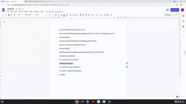 How to install melonDS on a Chromebook - a Nintendo DS emulator смотреть онлайн