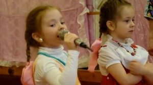 Фолькл.празд. Песня "Посидим, поокаем..." исп. девчонки из садика