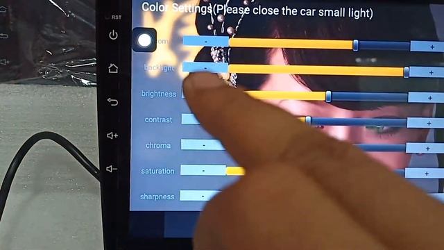 How to Android car player colour seting смотреть онлайн
