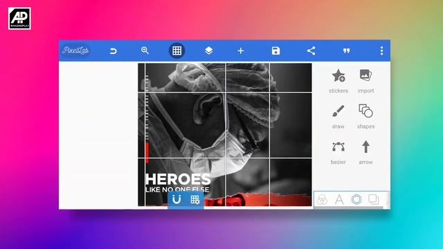 Poster graphic design tutorial in Android using pixellab | amazingplay смотреть онлайн