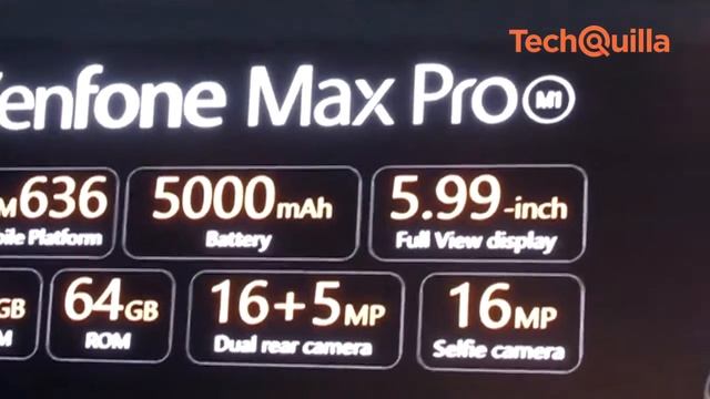 Asus Zenfone Max Pro M1 with Stock Android, 5000 mAh battery HD смотреть онлайн
