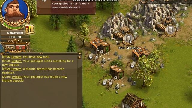 The Settlers Online quarry replenishing by geologist смотреть онлайн