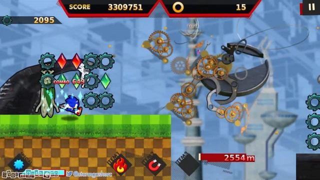 Sonic Runners Reloaded - Sonic Frontiers Event Gameplay смотреть онлайн