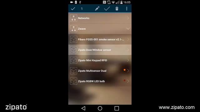 Remove (delete) a device in Zipato Mobile Application смотреть онлайн