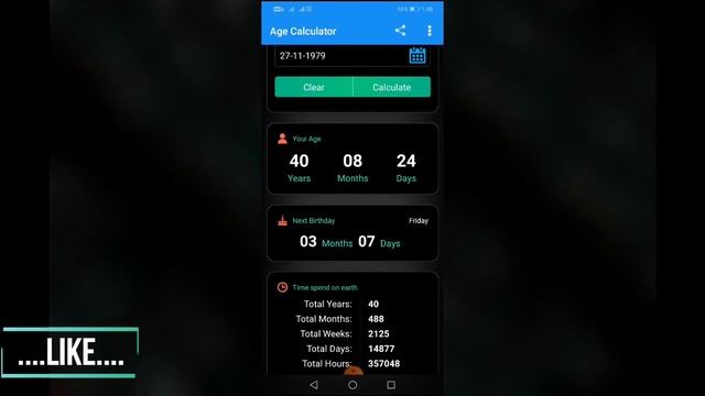 Age Calculator смотреть онлайн