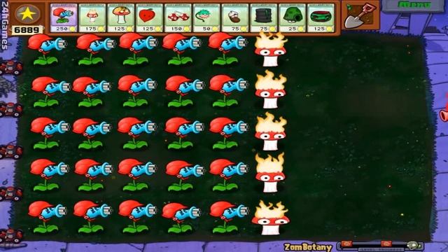100% All GARGANTUAR Zombies vs All Gatling PEA - PvZ Mod Team Plants смотреть онлайн