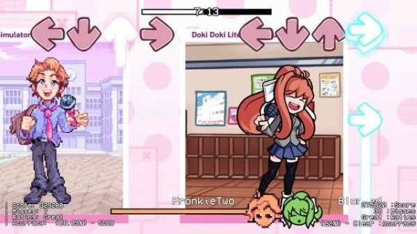 The Poets! DDTO+ The Fighters Cover | FNF Multiplayer