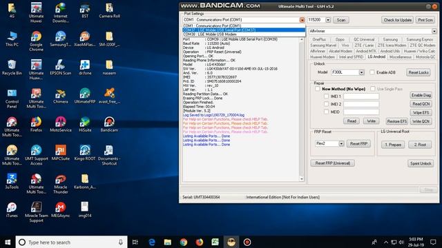 LG K10 FRP UMT смотреть онлайн