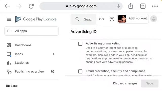 You must declare the use of Advertising ID in play console. Android 13 (API 33) #admob #playstore смотреть онлайн