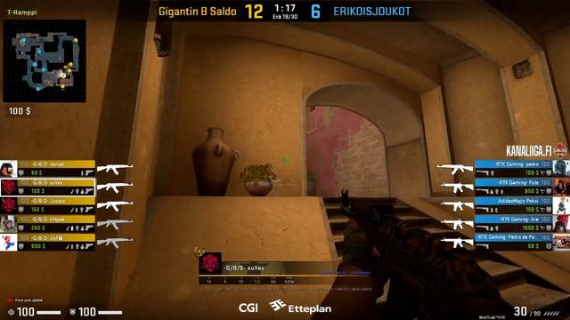 Kanaliiga CS: GO Season #7 Playoffs Round 1 RTK - Gigantin B Saldo [ALL MAPS] смотреть онлайн