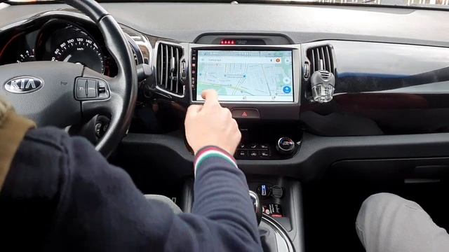 Kia Sportage car tablet Android 9 смотреть онлайн
