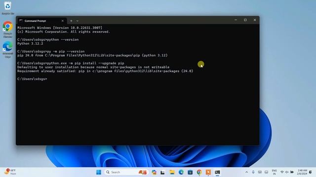 How to Install NumPy on Windows 10/11 [ 2024 Update ] in Python 3.12.2 смотреть онлайн