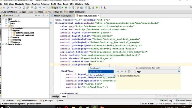 Android Tutorials:Android Layout(2) Linear and Relative Layout In [Hindi]Part#7:D-Soft смотреть онлайн