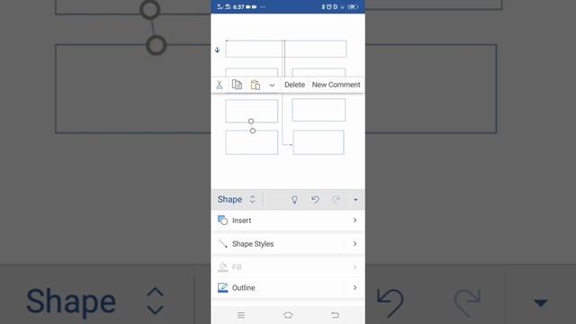 Tutorial on how to make graphic organizer in MS word using Android phone💖 смотреть онлайн