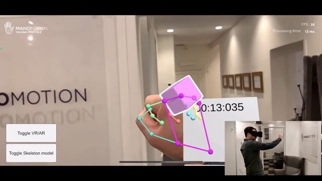 Hand Occlusion, tracking + Gesture Interaction using Unity AR Foundation and iPhone XS Max смотреть онлайн