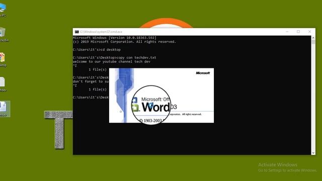 how to use copy con command in cmd || in hindi || easy steps смотреть онлайн